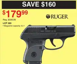Dunham's Sports RUGER LCP 380 offer