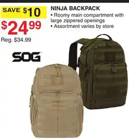 Dunham's Sports SOG NINJA BACKPACK offer