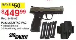 Dunham's Sports SIG SAUER 22LR TAC PAC offer