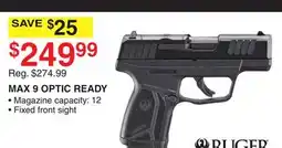 Dunham's Sports MAX 9 OPTIC READY offer