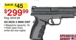 Dunham's Sports SPRINGFIELD ARMORY XD MOD 3 9MM OSP offer