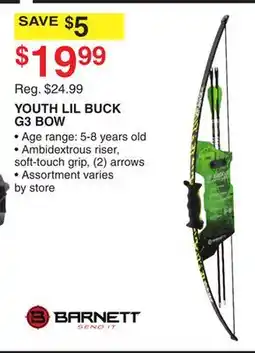 Dunham's Sports BARNETT YOUTH LIL BUCK G3 BOW offer