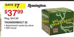 Dunham's Sports REMINGTON THUNDERBOLT 22 offer