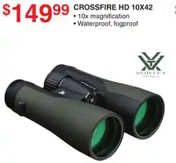 Dunham's Sports VORTEX CROSSFIRE HD 10X42 offer