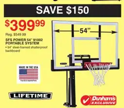 Dunham's Sports SFS POWER 54 91002 PORTABLE SYSTEM offer