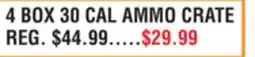 Dunham's Sports 4 BOX 30 CAL AMMO CRATE offer