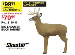 Dunham's Sports SHOOTER BIG SHOOTER BUCK TARGET offer