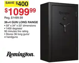 Dunham's Sports REMINGTON 36+4 GUN LONG RANGE offer