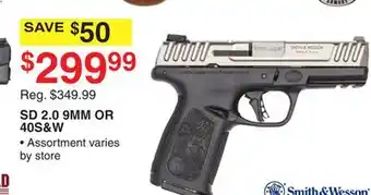 Dunham's Sports SD 2.0 9MM OR 40S & W offer