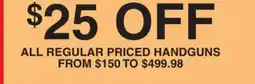Dunham's Sports ALL REGULAR PRICED HANDGUNS offer