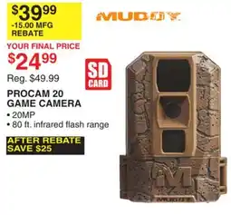 Dunham's Sports PROCAM 20 GAME CAMERA offer