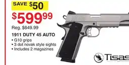 Dunham's Sports TISAS 1911 DUTY 45 AUTO offer
