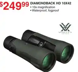 Dunham's Sports VORTEX DIAMONDBACK HD 10X42 offer