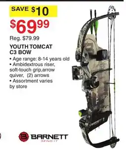 Dunham's Sports BARNETT YOUTH TOMCAT C3 BOW offer