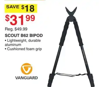 Dunham's Sports SCOUT B62 BIPOD offer