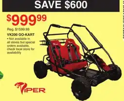 Dunham's Sports VK200 GO-KART offer