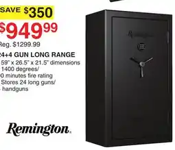 Dunham's Sports REMINGTON 24+4 GUN LONG RANGE offer
