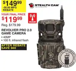 Dunham's Sports STEALTH CAM REVOLVER PRO 2.0 GAME CAMERA offer