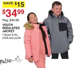 Dunham's Sports YOUTH INSULATED JACKET offer