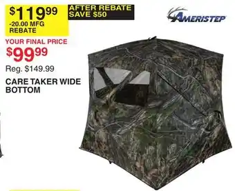 Dunham's Sports AMERISTEP CARE TAKER WIDE BOTTOM offer