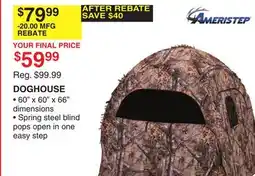 Dunham's Sports DOGHOUSE offer