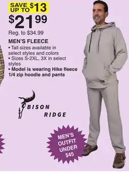 Dunham's Sports MEN'S FLEECE offer