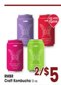 Jewel-Osco RMBR Craft Kombucha offer