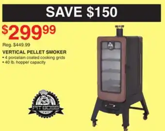 Dunham's Sports PIT BOSS VERTICAL PELLET SMOKER offer