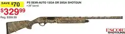 Dunham's Sports ESCORT SHOTGUNS PS SEMI-AUTO 12GA OR 20GA SHOTGUN offer