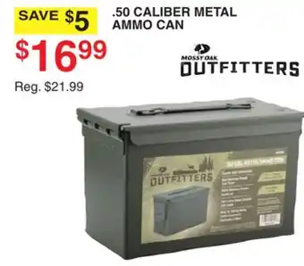 Dunham's Sports 50 CALIBER METAL AMMO CAN offer