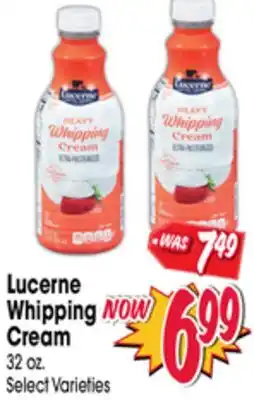 Jewel-Osco Lucerne Whipping Cream offer