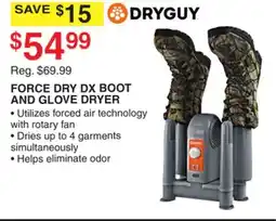 Dunham's Sports DRYGUY FORCE DRY DX BOOT AND GLOVE DRYER offer
