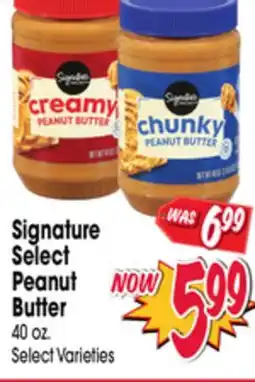 Jewel-Osco Signature Select Peanut Butter offer