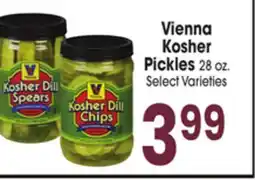 Jewel-Osco Vienna Kosher Pickles offer