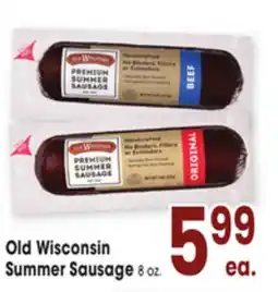 Jewel-Osco Old Wisconsin Summer Sausage offer
