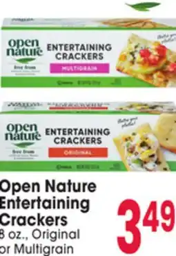 Jewel-Osco Open Nature Entertaining Crackers offer