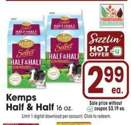 Jewel-Osco Kemps Half & Half offer