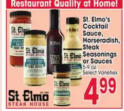 Jewel-Osco St. Elmo's Cocktail Sauce, Horseradish, Steak Seasonings or Sauces offer