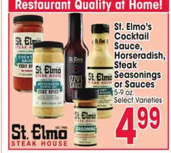 Jewel-Osco St. Elmo's Cocktail Sauce, Horseradish, Steak Seasonings or Sauces offer