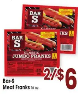 Jewel-Osco Bar-S Meat Franks offer