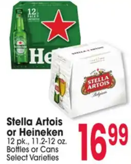 Jewel-Osco Stella Artois or Heineken offer