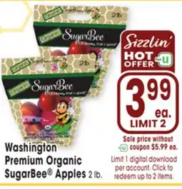 Jewel-Osco Washington Premium Organic SugarBee Apples offer