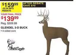 Dunham's Sports FIELD LOGIC GLENDEL 3-D BUCK offer