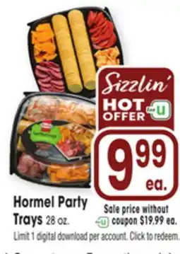 Jewel-Osco Hormel Party Trays offer