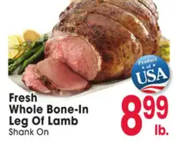Jewel-Osco Fresh Whole Bone-In Leg Of Lamb offer