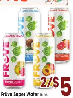 Jewel-Osco FrUve Super Water offer