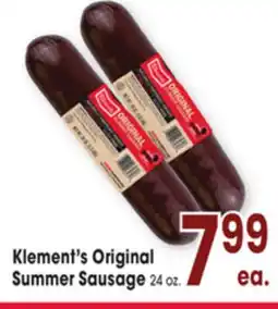 Jewel-Osco Klement's Original Summer Sausage offer