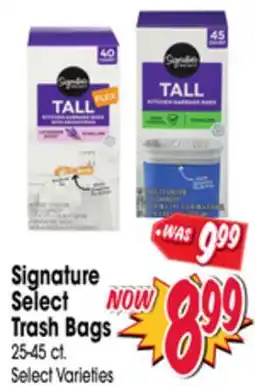 Jewel-Osco Signature Select Trash Bags offer