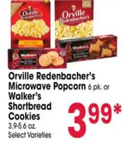 Jewel-Osco Orville Redenbacher's Microwave Popcorn 6 pk. or Walker's Shortbread Cookies 3.9-5.6 oz offer