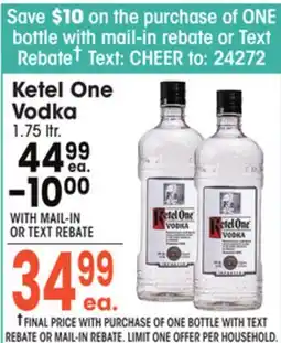 Jewel-Osco Ketel One Vodka offer